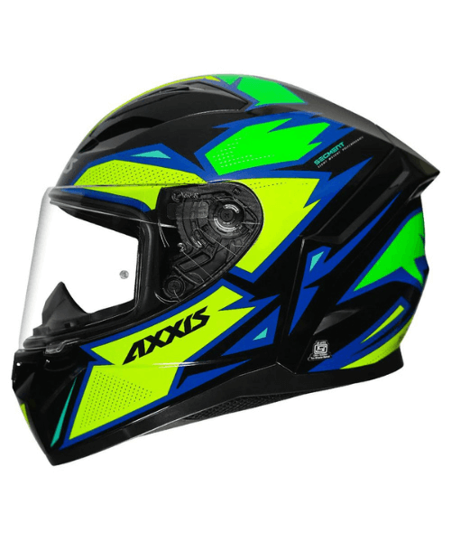 Axxis Segment Mad Helmet - Gloss Fluorescent Yellow