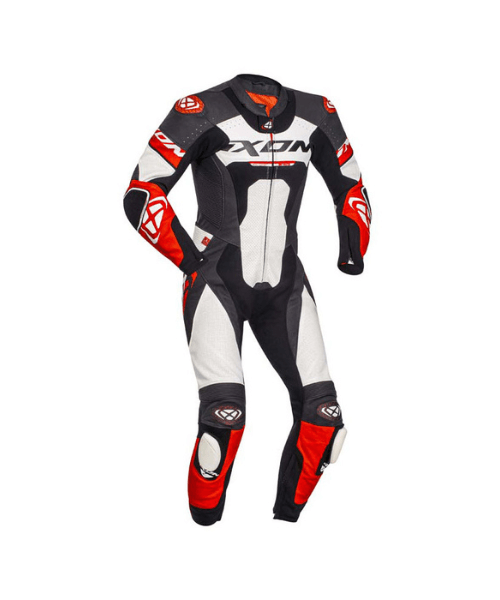 Ixon Jackal Racing Leather Riding Suit - Red
