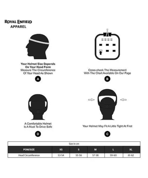 Royal Enfield Spirit Helmet Leave Home - Gloss Black
