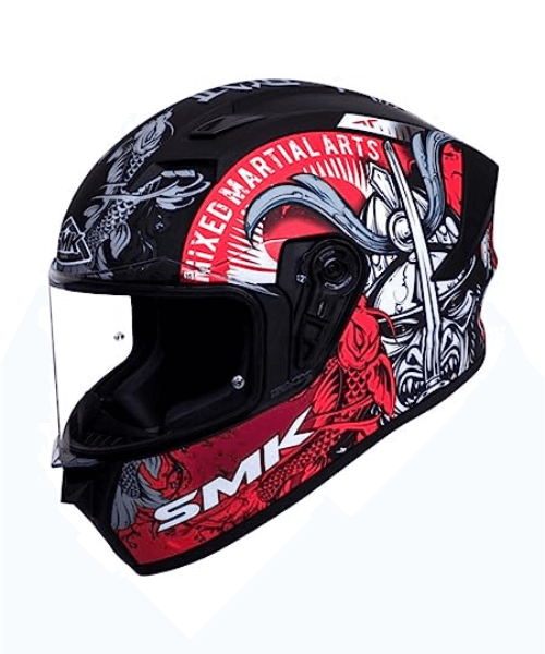 SMK Stellar Sports Samurai Graphics GL263 Helmet