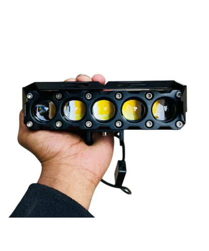 HJG 150W Mega Drive 5 Lens Dual Color Led Fog Lights - Pair