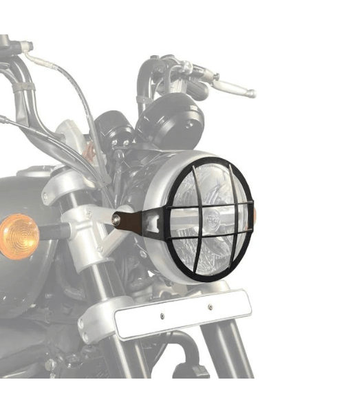 Auto Engina Super Meteor 650 Headlight Guard - Black