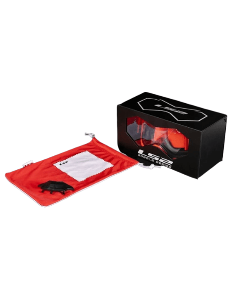 LS2 Aura Goggle Black With Clear Visor