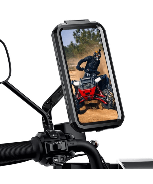 Yellowfin Fully Waterproof Mirror Mount Mobile Phone Holder without Charger - M18L-B2 Mirror Mount