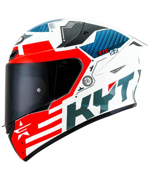 KYT TT-Course Fuselage Helmet - Red