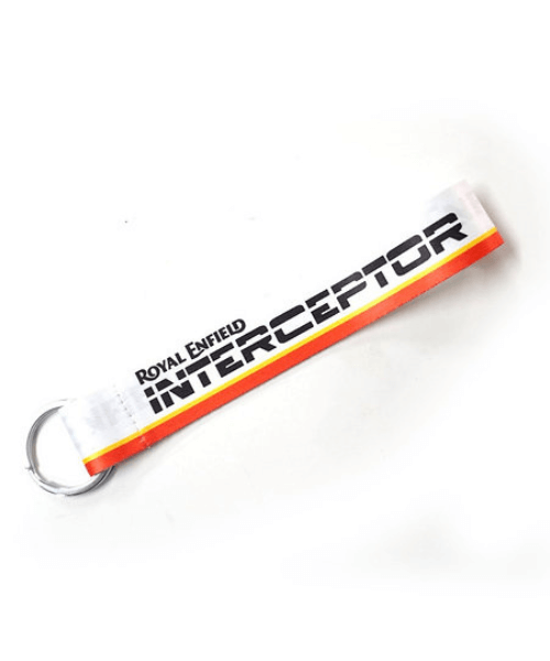 Fast Bend Interceptor Cloth Keychain - White