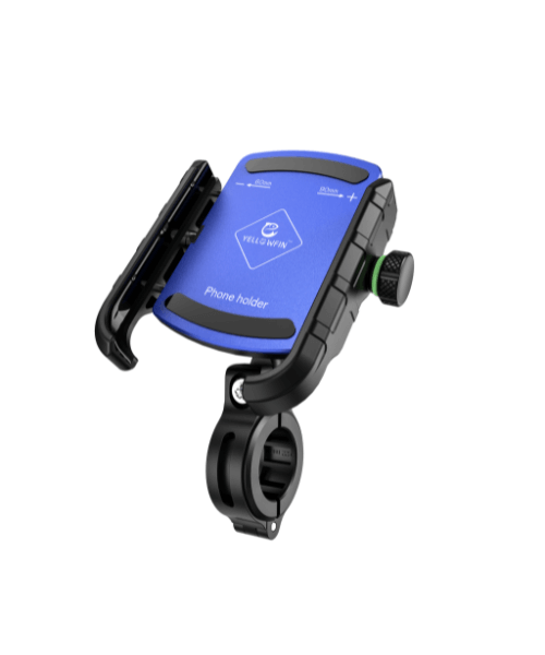 Yellowfin Jaw grip without charger for Bikes Cycles Scooter - M8S Blue