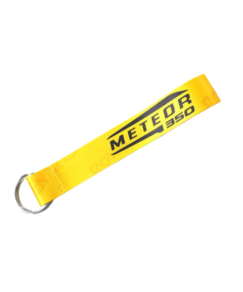 Fast Bend Meteor Cloth Keychain - Yellow