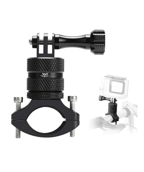 Yellowfin Handlebar Action Camera Mount Aluminium Alloy - MINI-ACT-BLACK