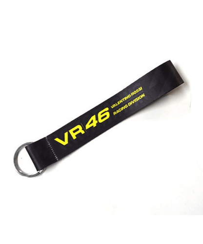 Fast Bend Rossi Racing Cloth Keychain - Black