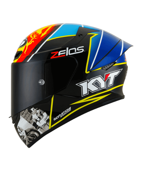 KYT TT-Course Xavier Simeon Endurance Champion Replica Helmet - Blue Black