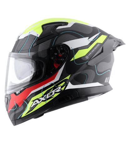 Axor Apex Dynamo Helmet - Matt Black Neon Yellow