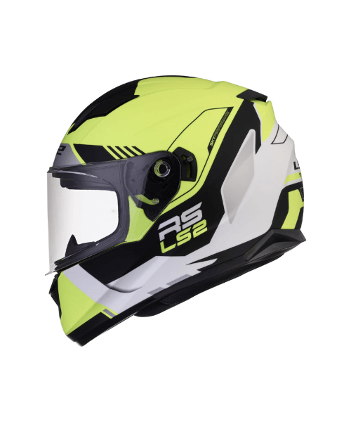 LS2 FF320 Stream Evo Xplorer Hi-Viz With Pinlock Helmet - Matt White Yellow