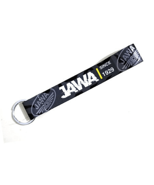 Fast Bend Jawa since 1929 Cloth Keychain - Black