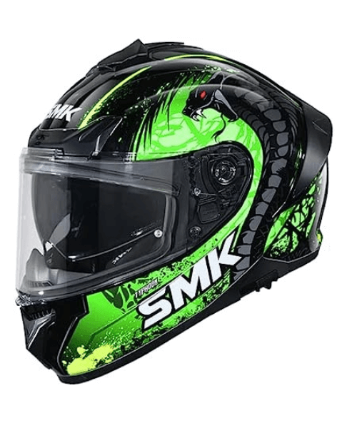 SMK Typhoon Reptile Graphics MA284 Helmet