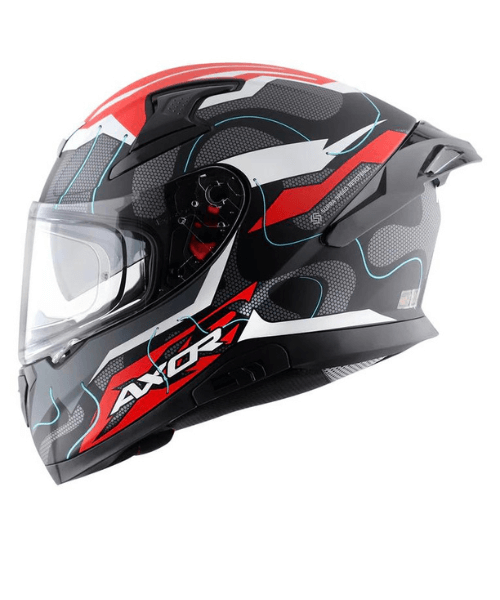 Axor Apex Dynamo Helmet - Matt Black Red