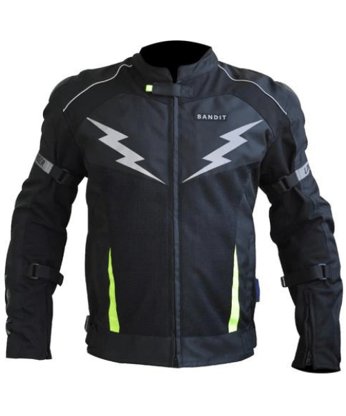 Lone Ranger Bandit Hump Riding Jacket - Neon Green Black