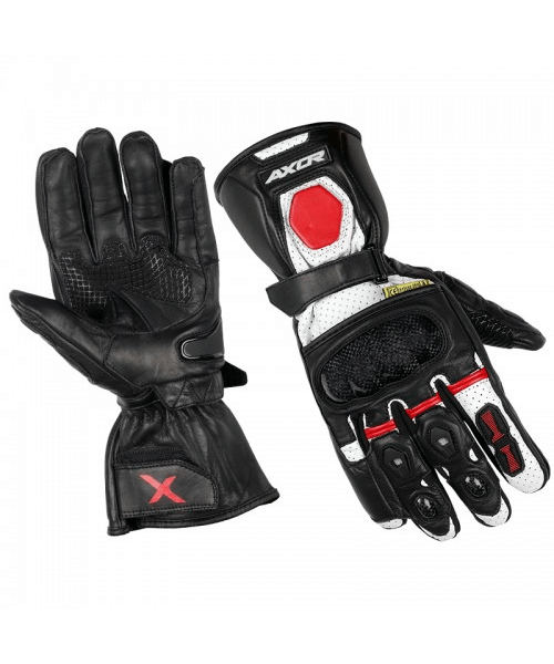 Axor Lycan Riding Gloves - Black Red