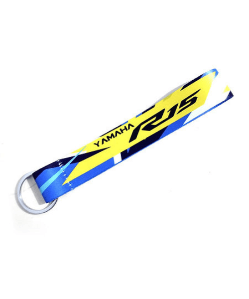 Fast Bend Yamaha R15 Cloth Keychain - Blue