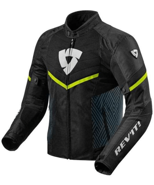 Rev’it! Arc Air Mesh Riding Jacket - Black Neon Yellow