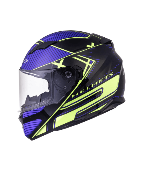 LS2 FF320 Stream Evo Level Hi-Viz With Pinlock Helmet - Gloss Black Yellow