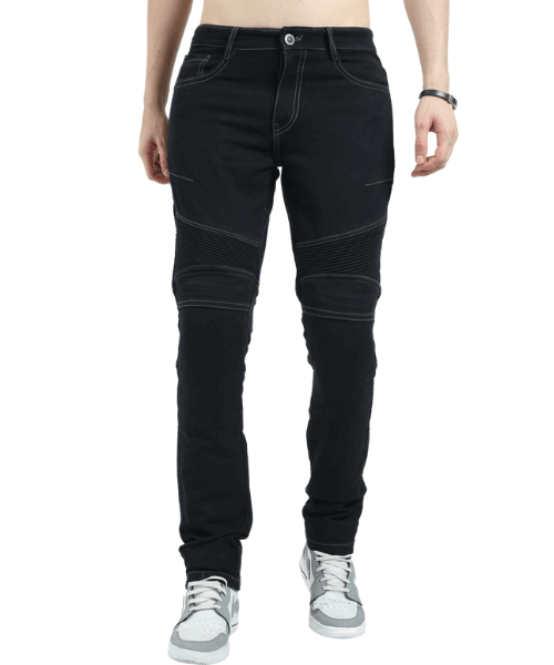 Solace Gravel Motorcycle Kevlar Denims with Level 2 Armour - Black