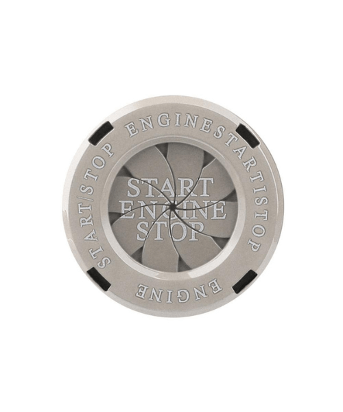 Bike Key Hole Rotary Cover - Silver