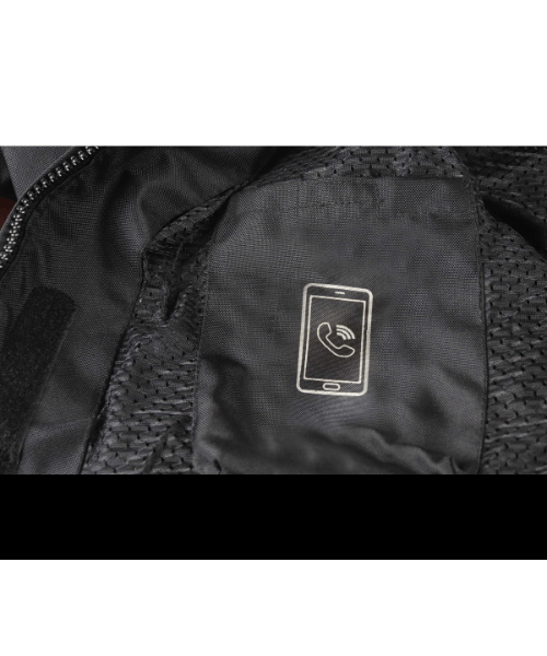 Axor Valour Riding Jacket - Black Red