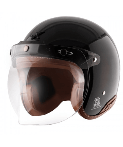 Axor Retro Jet Gloss Helmet - Black