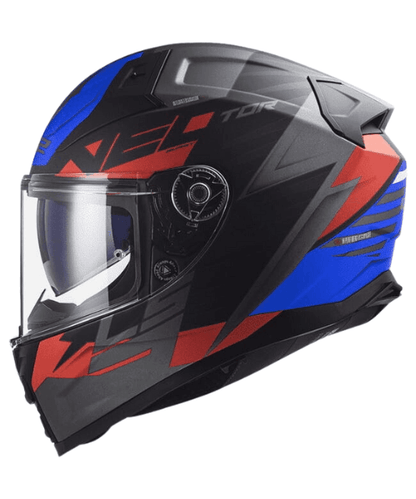 LS2 FF811 Vector II Absolute Helmet - Gloss Black Red Blue