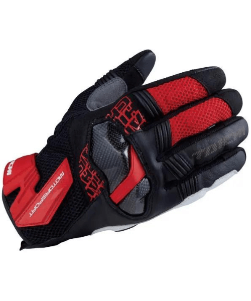 RS Taichi Armed Mesh Gloves Black Red