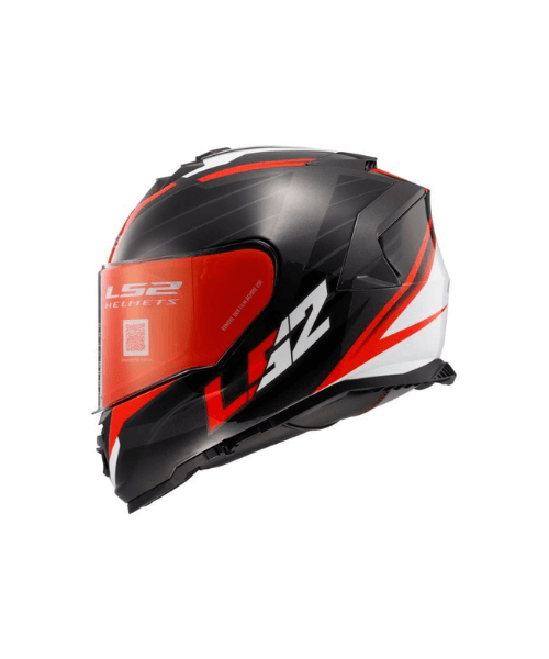 LS2 FF800 Storm Nerve Helmet - Gloss Black Red