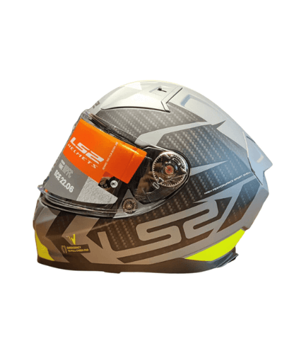 LS2 FF811 Vector II Splitter Matt Titan Hi-Viz Helmet - Yellow