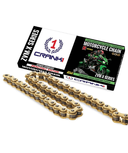 Crank1 Chain For Kawasaki Ninja 400 (2018 Onward) 520 Pitch ZVM-X 106L - Gold