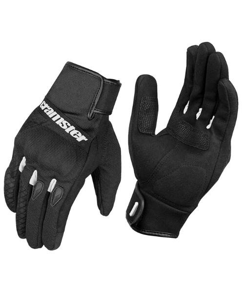 Cramster Flux Air 2 Motorcycle Riding Gloves - Black White