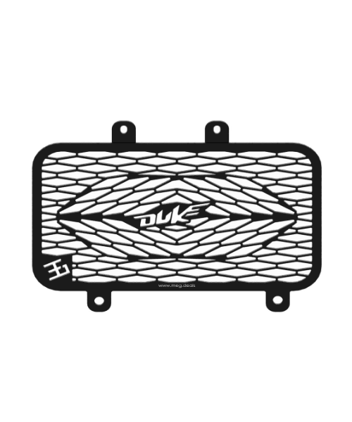 Meg Radiator Guard for KTM Duke 390 - Matt Silver