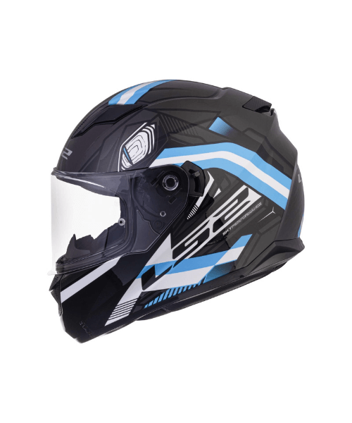 LS2 FF320 Stream Evo Reflex With Pinlock Helmet - Matt Black Blue