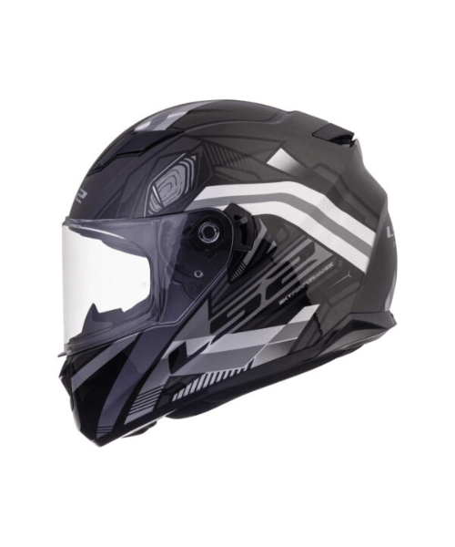 LS2 FF320 Stream Evo Reflex With Pinlock Helmet - Matt Black Silver