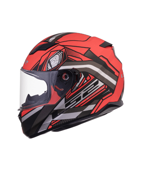 LS2 FF320 Stream Evo Reflex 7C With Pinlock Helmet - Matt Red Black