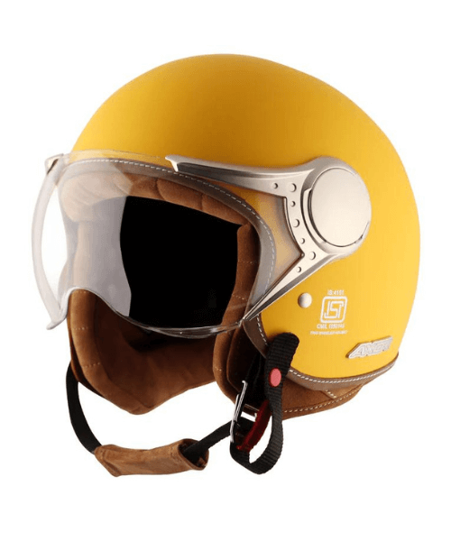 Axor Retro Jet West Helmet - Dull Mustard Yellow