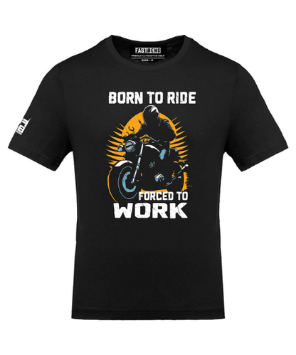 Fast Bend Born to Ride Tshirt - Black