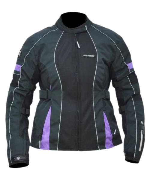 Lone Ranger Advento Women Riding Jacket - Purple Black