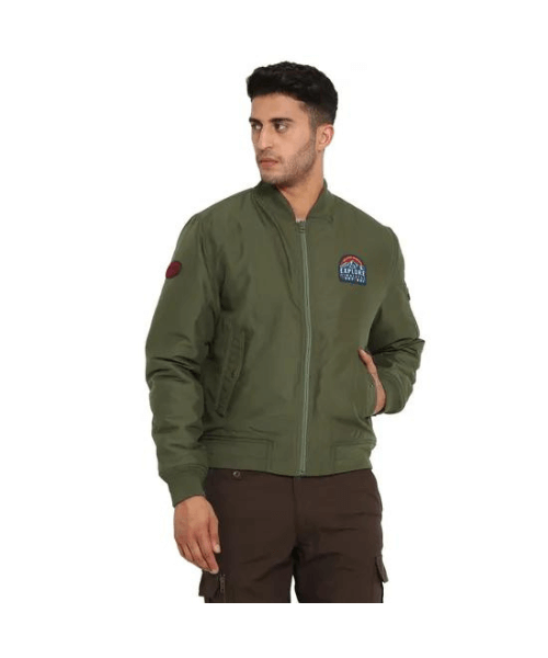 Royal Enfield Explorer Bomber Jacket - Olive