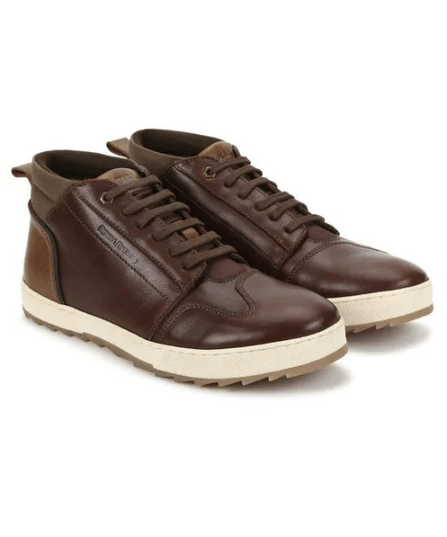 Royal Enfield Hanker Riding Boots - Brown Khaki