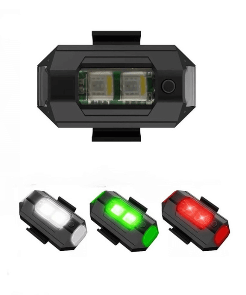 Motorcycle Helmet Warning Lights