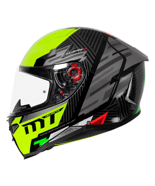 MT Revenge 2 Brush Helmet - Fluorescent Yellow