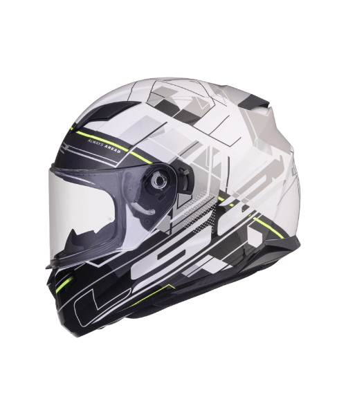 LS2 FF320 Stream Evo Scape 7C With Pinlock Helmet - Gloss White Black