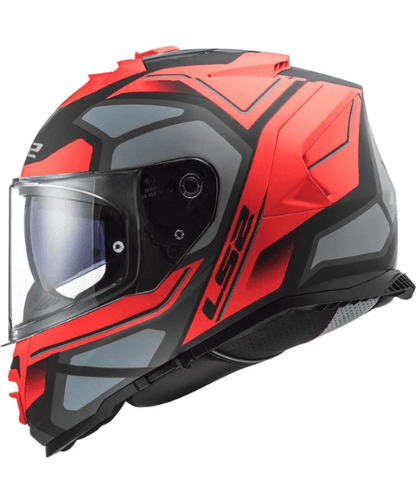 LS2 FF800 Storm II Faster Titanium Helmet - Matt Red