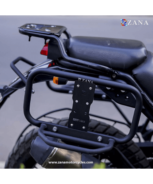 Zana Himalayan (2016-22) Saddle Stay with Jerry Mounting and Exhaust Shield Matt Black - ZI-8133