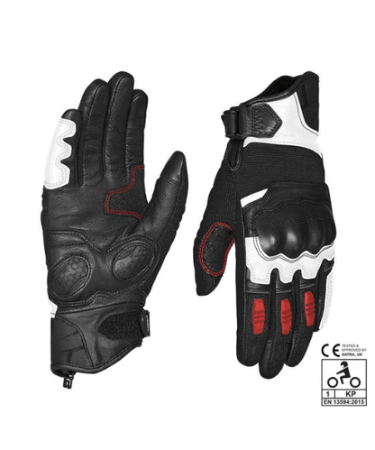 Viaterra Holeshot Summer Mesh Hybrid Gloves - Red